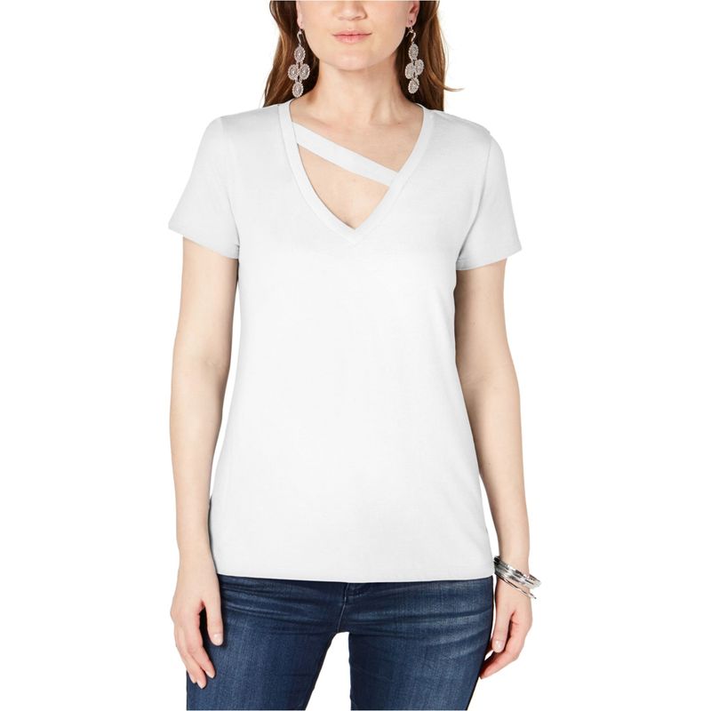 INC Womens Solid Basic TShirt Nwt